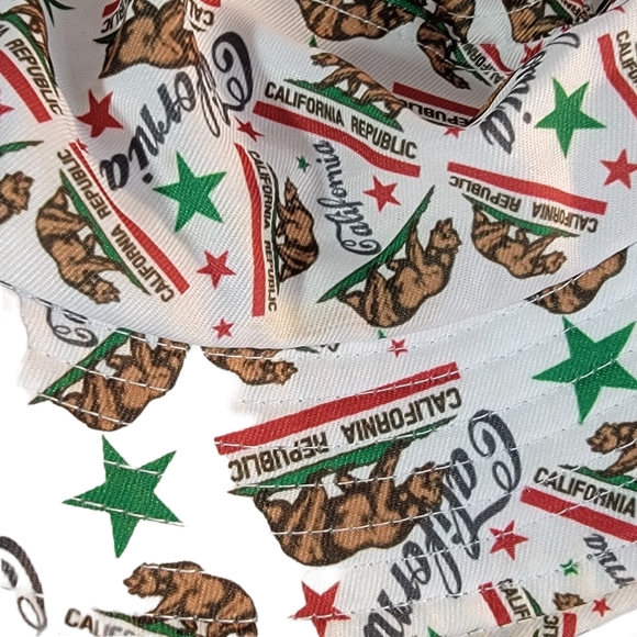 California Republic All Over Print Bucket Hat Unisex OSFM - Picture 9 of 11